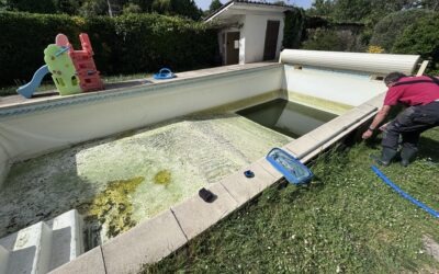 Vider sa piscine en été