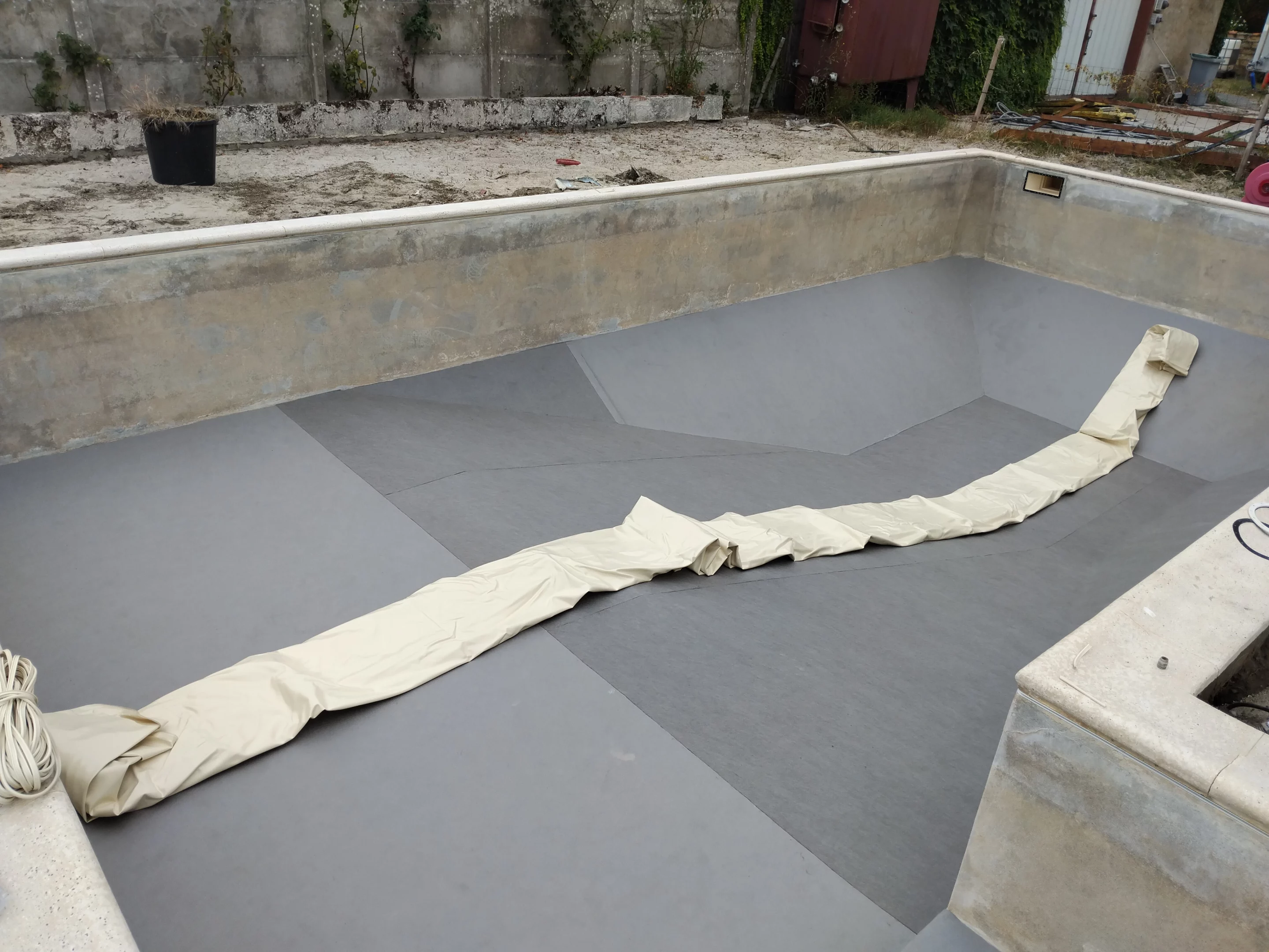 Pose de liner à Margaux